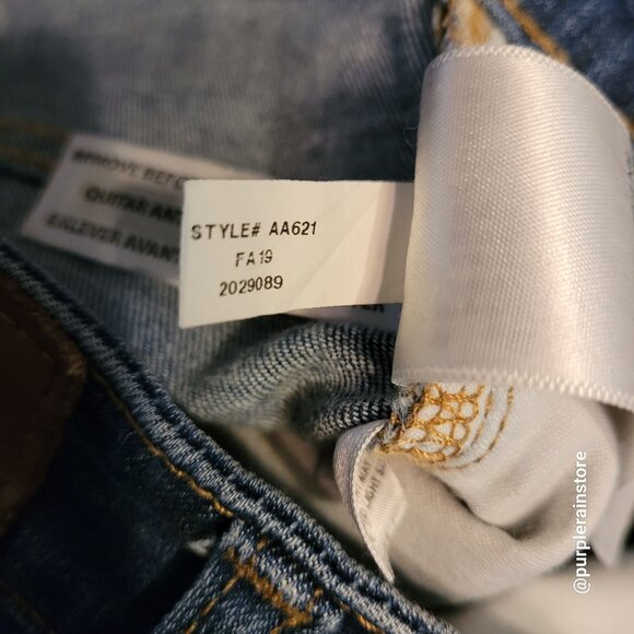 Madewell Jeans 27 Curvy High Rise Skinny Moreaux Wash AA621 Tummy Control - Picture 7 of 13